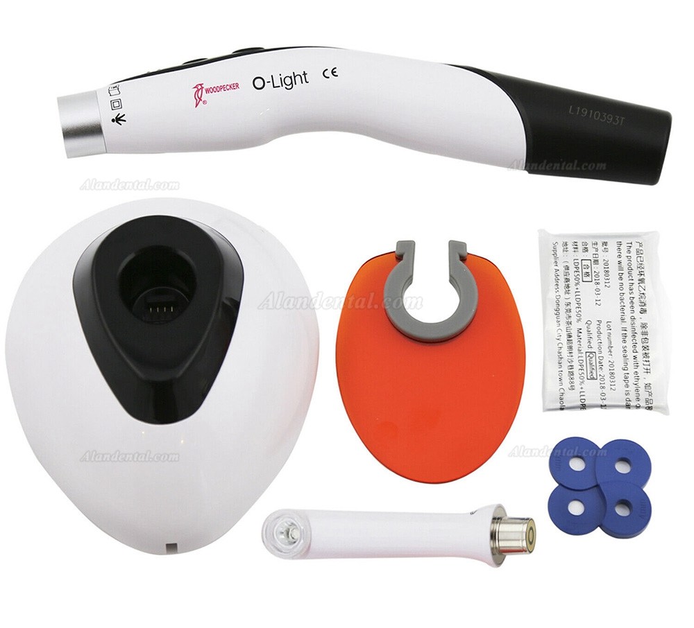 Woodpecker DTE O-Light Dental Curing Light Wireless 1 Second Cure Lamp 2500mw